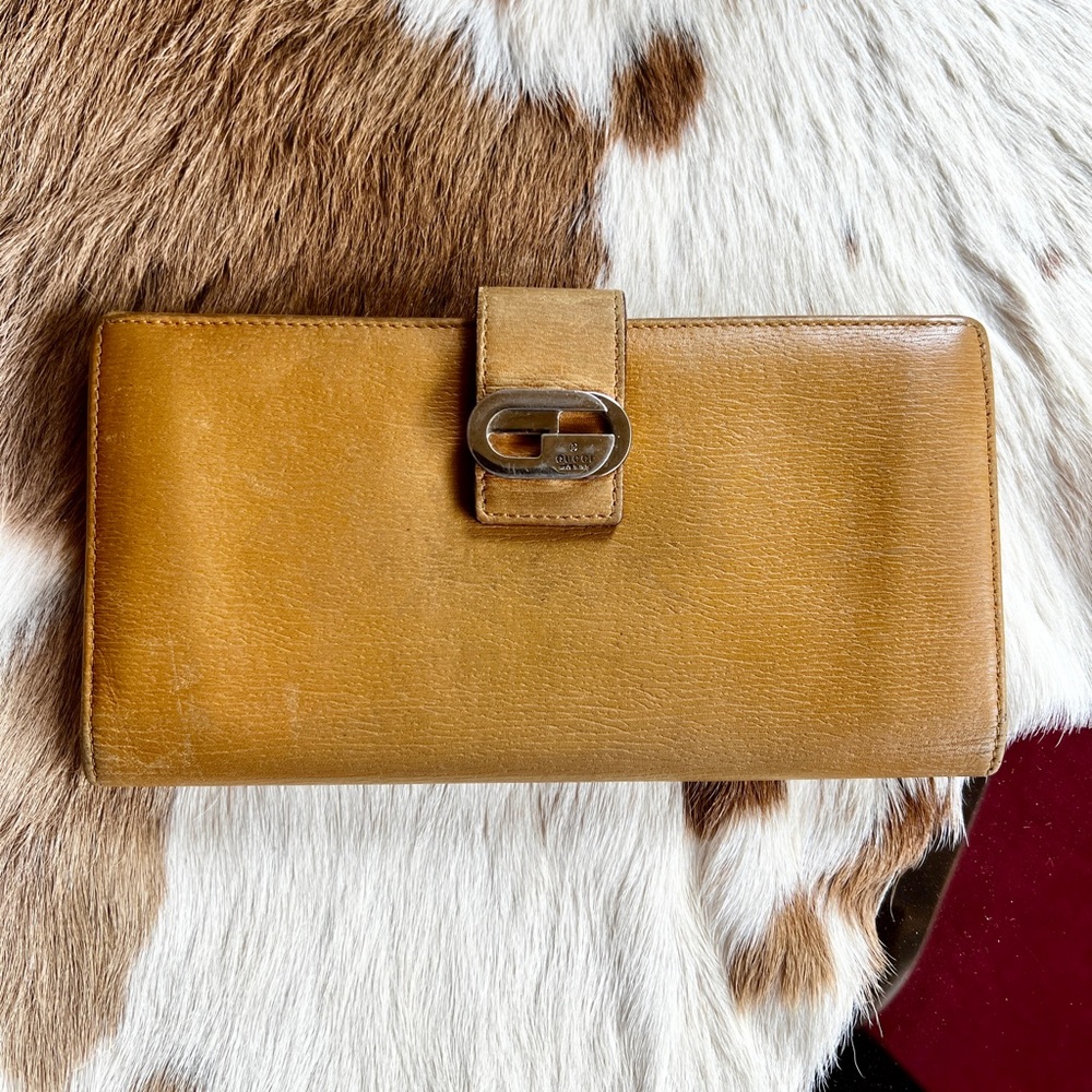 Gucci Tan Leather Women's Wallet